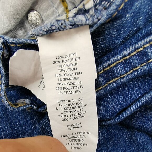 Place Bootcut Girl 4 Blue Jeans Button Zipper Closure Five Pocket Design - Picture 7 of 7